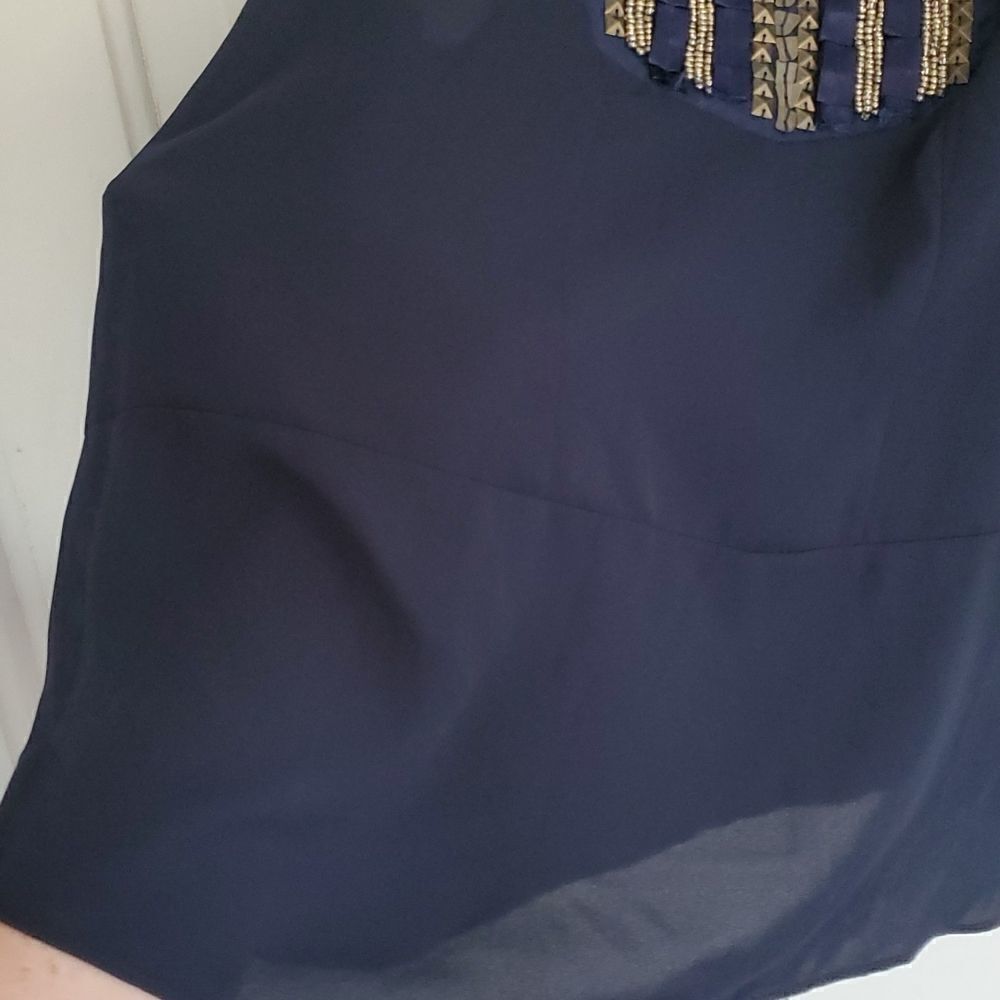 Navy Beaded Tank - Picture 3 of 6